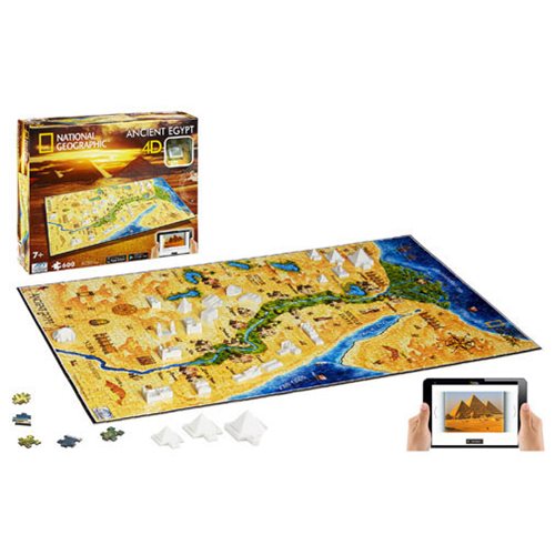National Geographic Ancient Egypt 4D Puzzle